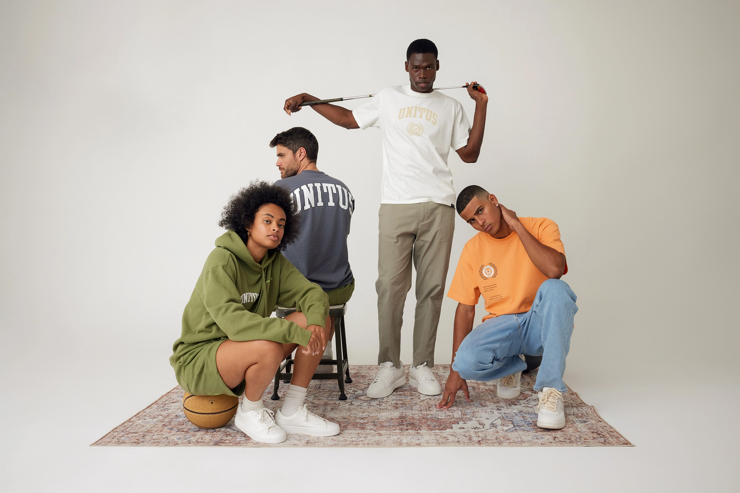 Group wearing Unitus clothing